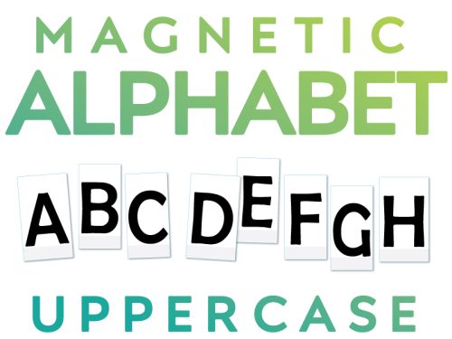 Magnetic Uppercase Alphabet Letters